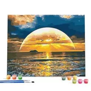 노을진 바다 풍경 캔버스 페인팅 명화 그리기 키트 40X50