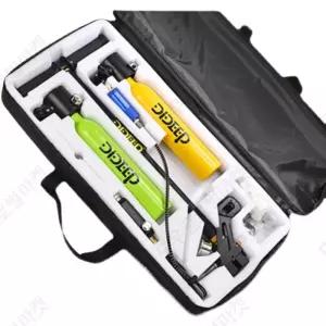 미니산소통 다이빙용품 입문용 연습용 스쿠버 스노클링 용품 소형 산소탱크 고성능 휴대용 산소통 세트 스쿠버 다이빙 비상 백업 실린더 호흡 장비 알루미늄 저소음 가정용 산소호흡기