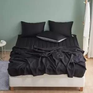 [골드스마일]TBZ 더크린 샤이니 풍기인견 홑이불 Q블랙