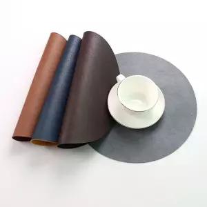 원형 식탁 매트 2p 오염방지 패드 식탁보 티코스터