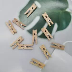 미니 집게 나무 인테리어용