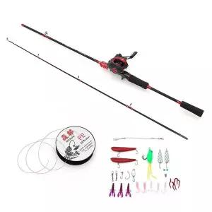 고피싱 베이트릴+루어+낚싯대세트 투피스로드 2.1m WFJ64MR