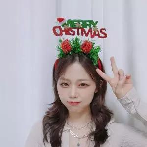 크리스마스머리띠 산타 눈사람 산타머리띠 산타클로스 파품