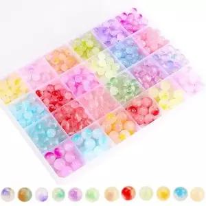 팔찌 만들기 재료 세트 24칸 크리스탈 비즈 공예