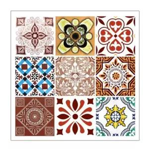 DIY 모던 간편 HP 7003 북유럽풍_브라운 엔틱타일 타일스티커