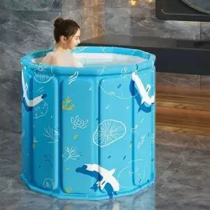 반신욕조 1인용 접이식 스파 욕조 이동식 대형 욕조