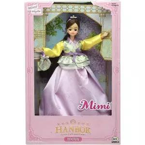 미미월드 한복미미 유채아씨 여아 장난감 관절 인형 생일 선물