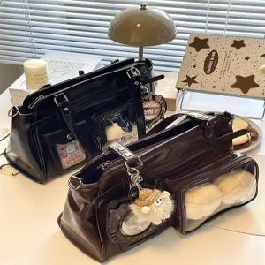 MONI 덕질가방 솜인형 캐주얼 수납 아이돌 콘서트가방 포토카드 키링 굿즈 꾸미기