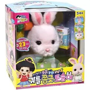 미미월드 귀를쫑긋토솜이 말하는 토끼 동물 인형 선물