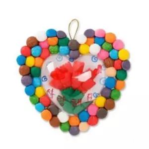 5p 어린이집 플레이콘 투명반구 하트 카네이션 만들기 놀이 유치원선물 인지발달