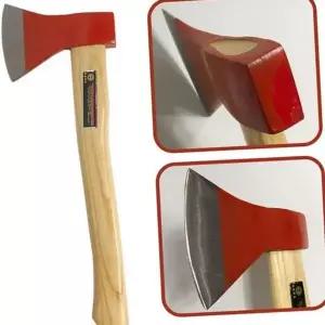 아웃도어 수제 손잡이 나무 도끼 목공용 휴대용 장작 캠핑용