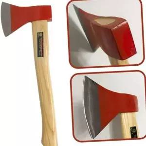 [골드스마일]아웃도어 수제 손잡이 나무 도끼 목공용 휴대용 장작 캠핑용