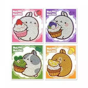 TBZ 몰랑 스위트 몰랑 (4종) (스티커) 보석십자수 캐릭터보석십자수