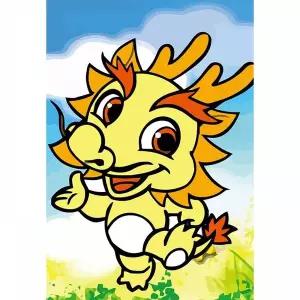 TBZ 12간지 용 보석십자수 이젤세트 10x15