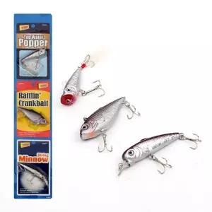 싸파 하드베이트 3종 세트- 쏘가리 송어 루어낚시 채비