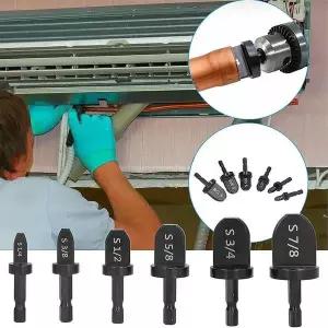 [셀러에이드]금속 배관 확장 공구 에어컨 냉장고 배관 수리 공구 세트