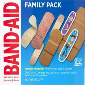 워터 블록 플렉스 유연한 패브릭 스킨 터프 스트립 및 픽사 캐릭터 붕대를 특징으로 하는 다양한 크기의