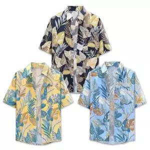 야자수 3color 반팔셔츠 하와이안