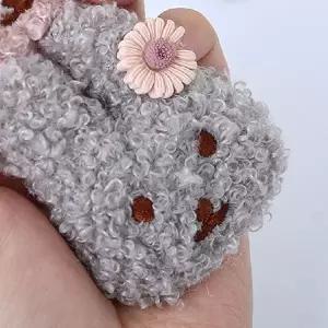 그레이 토끼 캐릭터뱃지 인형브로치 옷고정 브로찌