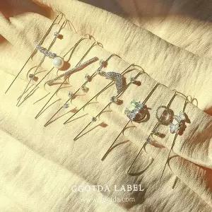 진주 피어싱 이어커프 귀걸이 10종 여성 패션 액세서