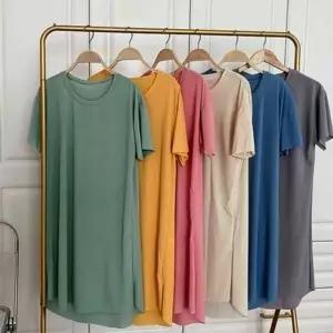 아이스 쿨링 원피스 잠옷 여름 실내 홈웨어 (HSJ-WF215CB)