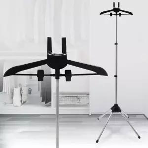 스탠드형 스팀 다리미판 옷걸이 거치대 높이조절 행거 핸드형