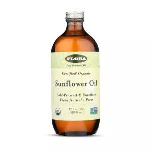 플로라 - 해바라기 오일 콜드 프레스 및 정제되지 않음 17 Fl Oz