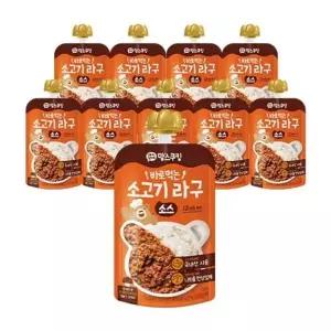 남양 맘스쿠킹 바로먹는 소고기 라구소스 100g 10개