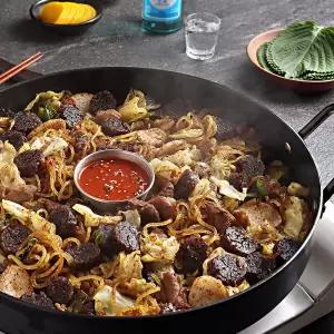 신림 순대타운 백순대곱창 볶음 3인 204호 호남집