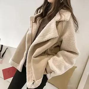 여자 페이크퍼 무스탕 자켓 가을 겨울 아우터 (HSJ-WFFIF7P)