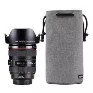 ( )카메라렌즈 싱글 보호커버 렌즈파우치(L) 블랙