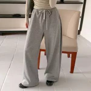 여성 봄 가을 절개 핀턱 와이드팬츠 트레이닝 츄리닝바지 PN0637S