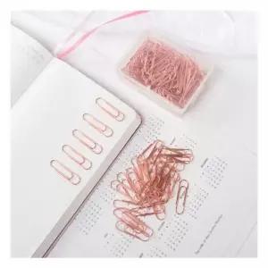 ( )28mm 로즈 골드 클립 서류 종이 사무 용품 칼라 페이지 리포트화일 페이퍼 홀더