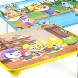 유아 어린이 캐릭터 접이식 공부상 밥상 테이블