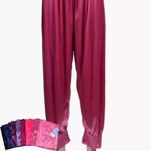 레이스 시보리 부드러운 새틴 여성 9부 파자마 여자실 (HSJ-WC212DA)