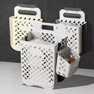 세탁물 보관함 빨래바구니 접이식 틈새 수납함 아기용