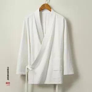 긴팔 가운 고급 물리치료사 대학생실험복 일식조 자켓