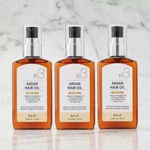 라입 R3 아르간 헤어 오일 에센스 100ml 3개