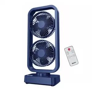( )듀얼팬 리모컨 선풍기 탁상형 데스크 양날개 USB 루베크007