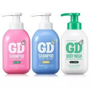 TS지디샴푸 포보이 400g + TS지디샴푸 포걸 + GD 바디워시 청소년 전용세트