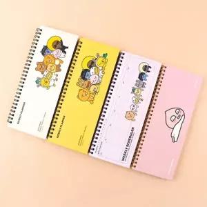 638E] 5500 카카오프렌즈 스프링 위클리 플래너 (3개세트)