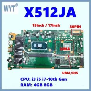 호환  X512JA 노트북 메인보드 ASUS X512J X512JP X512JF S512J A512J K512J F512J V5000J 마더보드 i3 i5
