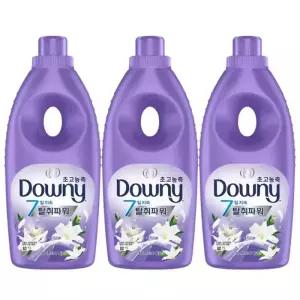 다우니 초고농축 섬유유연제 화이트티와 릴리 본품 1L 3개