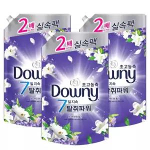 다우니 초고농축 섬유유연제 화이트티와 릴리 리필 1.6L 3개