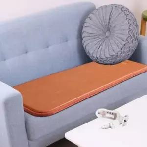 황토색 3인용 전기 방석 온열 물걸레 전기 방석 장판 방수