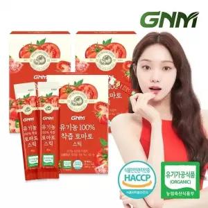 [GNM자연의품격]GNM 유기농 100프로 NFC 착즙 토마토 스틱 3박스 (총 42포) / 토마토즙 ...