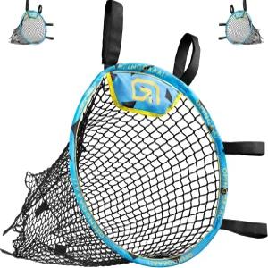 오픈 고알 3-in-1 축구 훈련 리바운더 - 발리 패스 위한 목표 야외 스포츠 뒷마당 게임