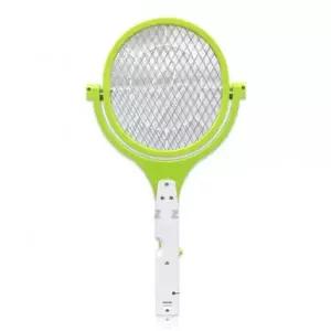 ( )전기 모기채 건전지 휴대용 캠핑 회전 가정 야외