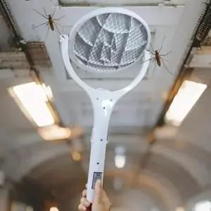 ( )전기모기채 모기해충박멸 회전 전기 충전 모기채