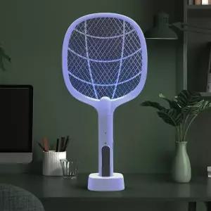 ( )전기채 모기제로 LED 트랩모드 모기채 전기모기채